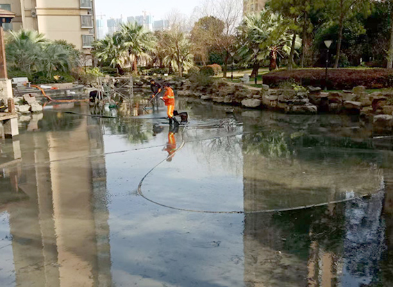 福建景观池淤泥清理